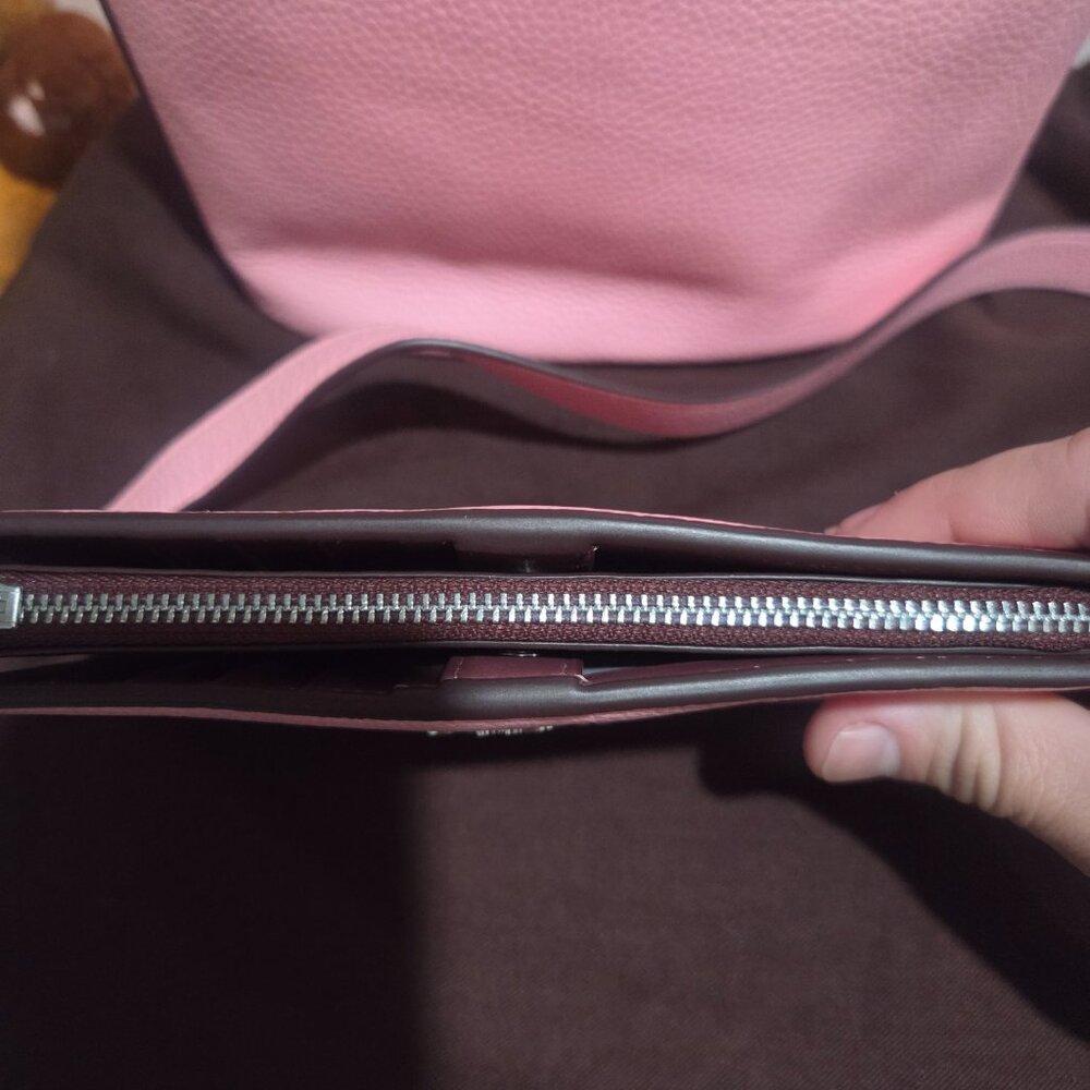 Pink Leather Coach bag and wallet - Picture 9 of 16